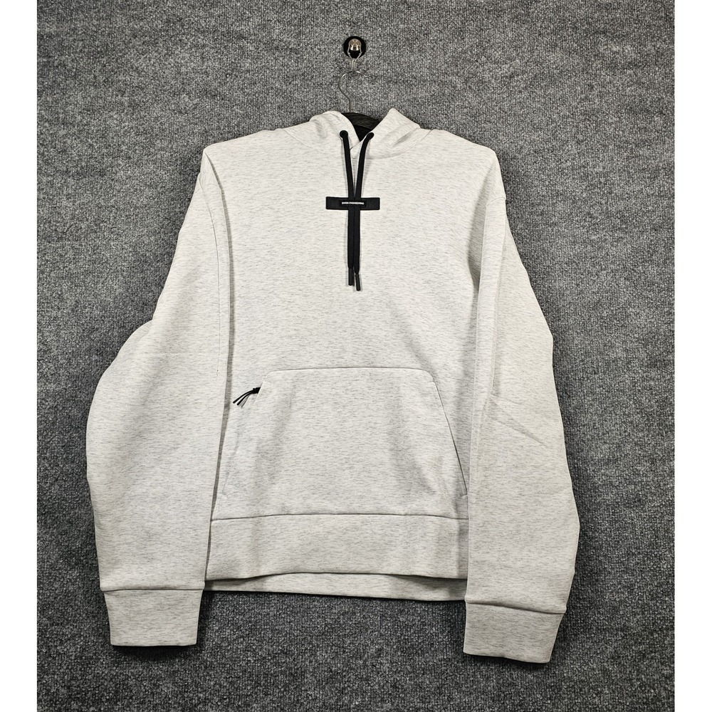 On Cloud Focus Tech Hoodie Women's Large Crater Heather Gray NWT Pullover
